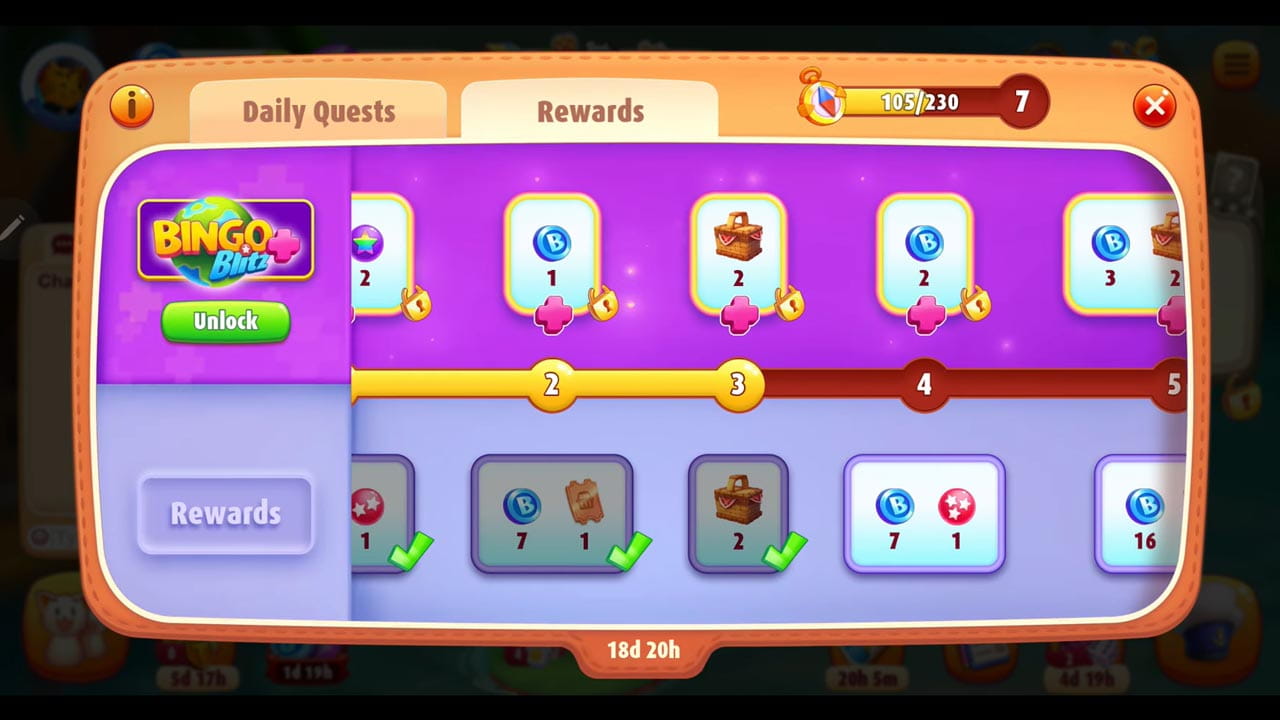 Get daily rewards